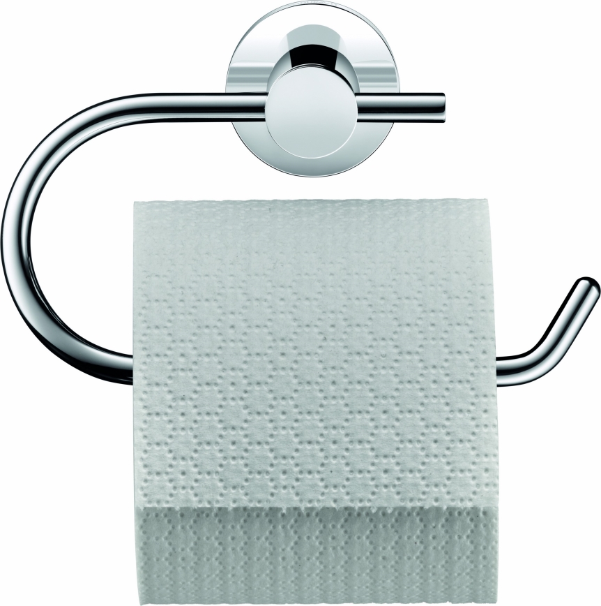 Duravit 99261000 - D-CODE Toilet Paper Holder, Polished Chrome
