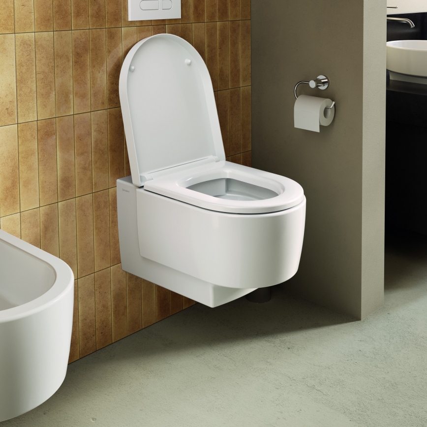 Duravit 99261000 - D-CODE Toilet Paper Holder, Polished Chrome