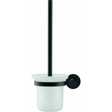 Duravit 99274600 - D-CODE Wall-mounted Toilet Brush, Matte Black