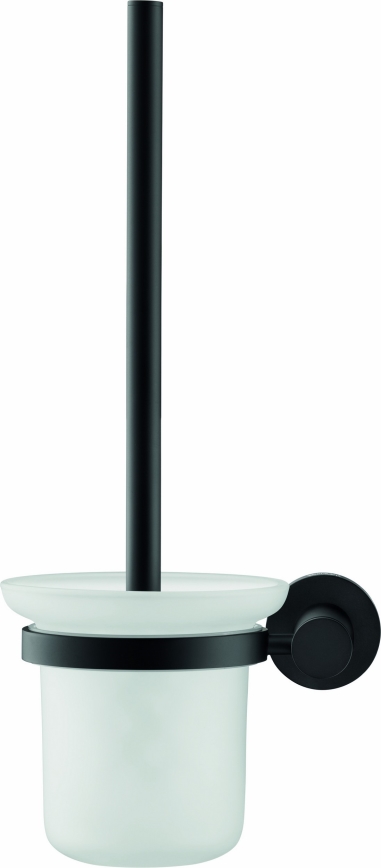 Duravit 99274600 - D-CODE Wall-mounted Toilet Brush, Matte Black