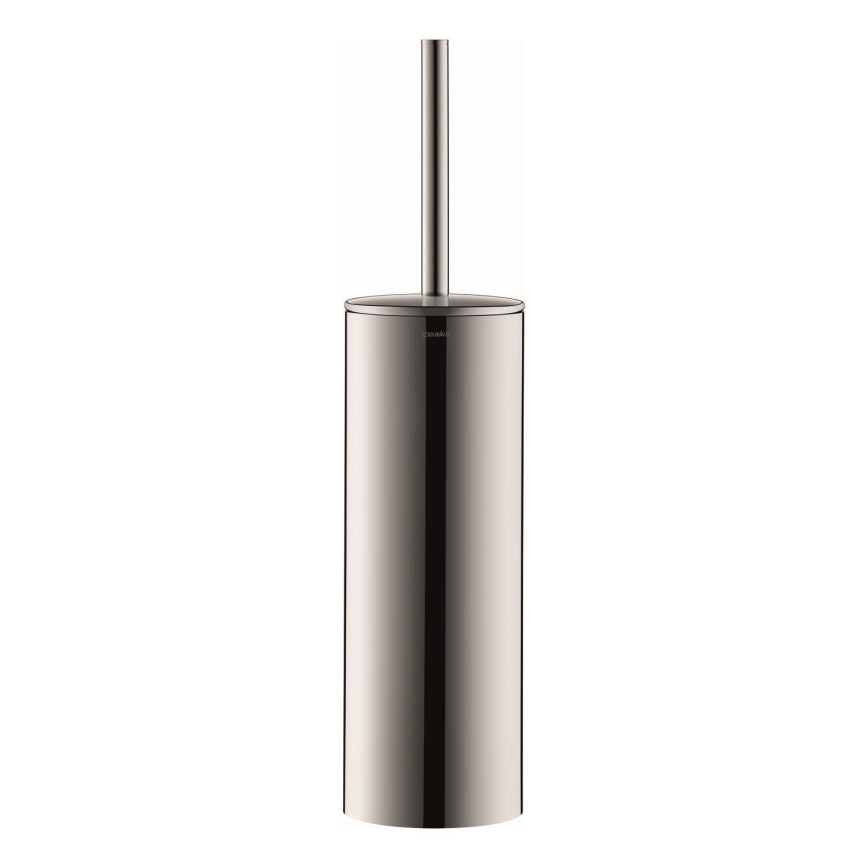 Duravit 99281000 - D-CODE Free-standing Toilet Brush, Polished Chrome