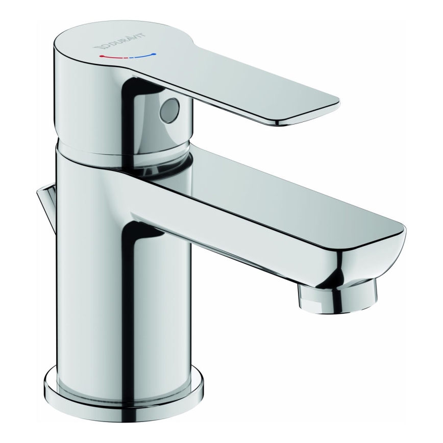 Duravit DC1013001010 - D-CODE Basin Mixer with Pop-up Waste, Polished Chrome