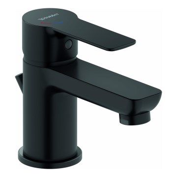 Duravit DC1013001046 - D-CODE basin mixer with pop-up waste, matte black