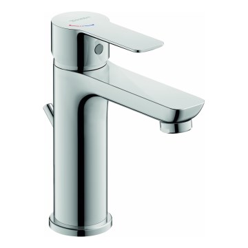 Duravit DC1023001010 - Washbasin mixer + pop-up waste D-CODE polished chrome