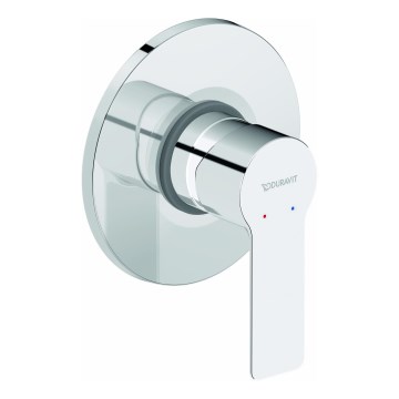 Duravit DC4210007010 - D-CODE Concealed Shower Mixer, Polished Chrome