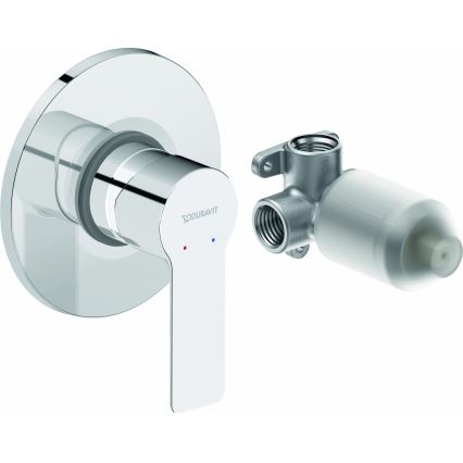 Duravit DC4210007010 - D-CODE Concealed Shower Mixer, Polished Chrome