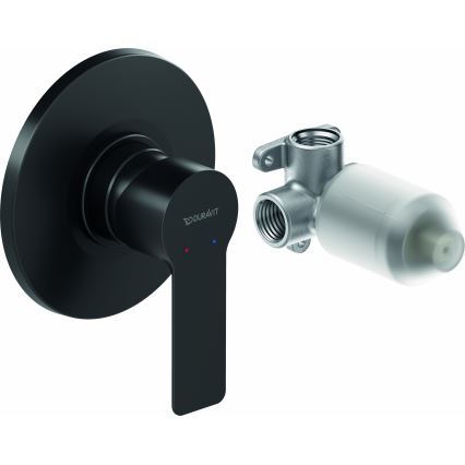 Duravit DC4210007046 - D-CODE Shower Mixer for Concealed Installation, Matte Black