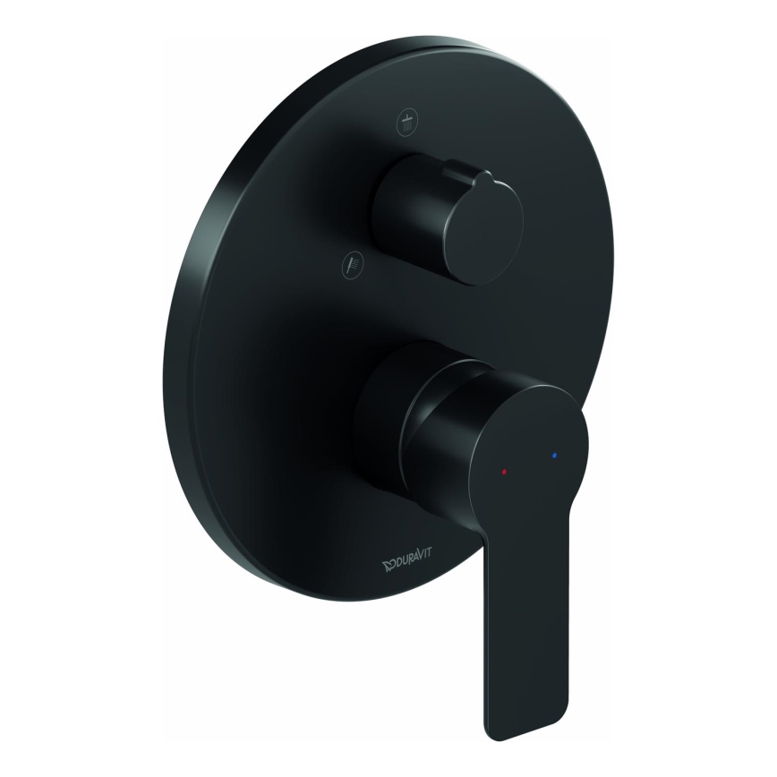 Duravit DC4210012046 - D-CODE Concealed Shower Mixer, Matte Black