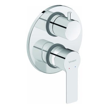 Duravit DC5210008010 - D-CODE Concealed Shower Mixer for Built-In Installation, Polished Chrome