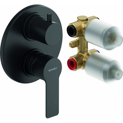 Duravit DC5210008046 - D-CODE concealed shower mixer, matte black