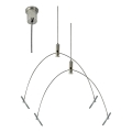 e2 elektro - 150 cm Suspension Cable Set, Polished Chrome