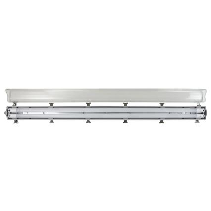 e2 elektro - LED Technical fluorescent luminaire CLASSIC-POWER 2xG13/18W/230V 4000K 126.8 cm IP65