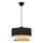 ECHO Hanging Light 1xE27/60W/230V Black/Beige