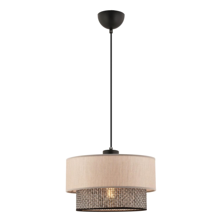 ECHO Pendant Lamp 1xE27/60W/230V Beige/Grey