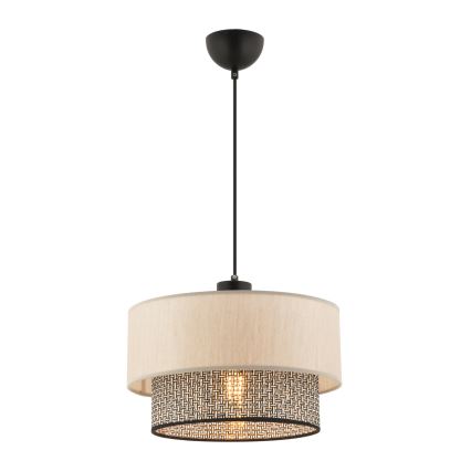 ECHO Pendant Lamp 1xE27/60W/230V Beige/Grey
