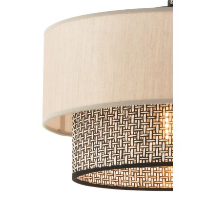 ECHO Pendant Lamp 1xE27/60W/230V Beige/Grey