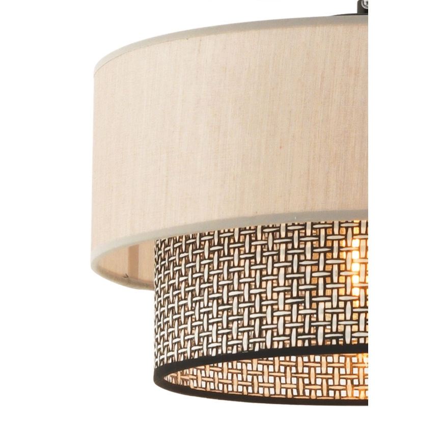 ECHO Pendant Lamp 1xE27/60W/230V Beige/Grey