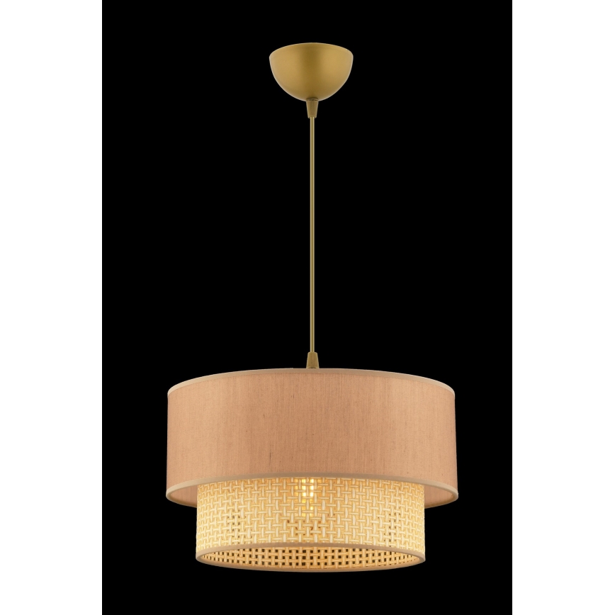 ECHO pendant lamp 1xE27/60W/230V beige