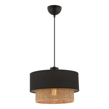 ECHO pendant lamp 1xE27/60W/230V black/brown