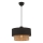 ECHO pendant lamp 1xE27/60W/230V black/brown