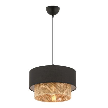 ECHO pendant lamp 1xE27/60W/230V black/brown