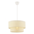 ECHO pendant lamp 1xE27/60W/230V cream
