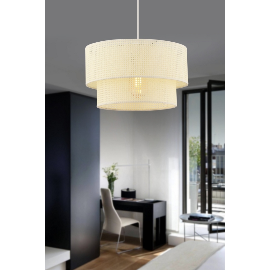 ECHO pendant lamp 1xE27/60W/230V cream