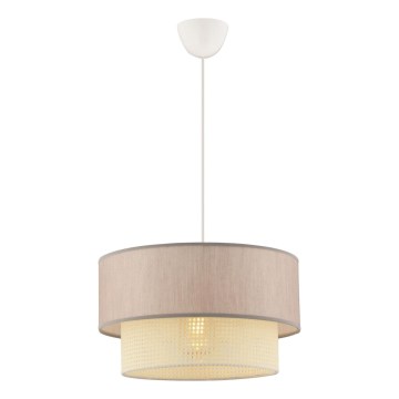 ECHO pendant light 1xE27/60W/230V beige/cream