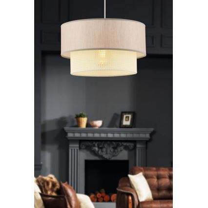 ECHO pendant light 1xE27/60W/230V beige/cream