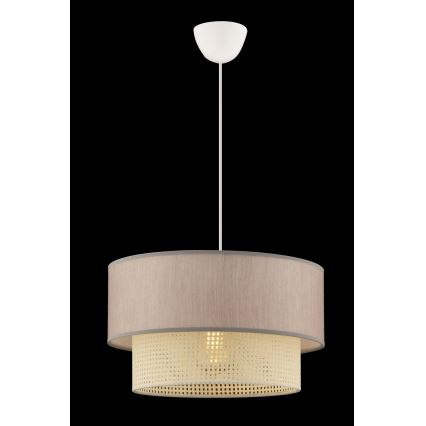ECHO pendant light 1xE27/60W/230V beige/cream