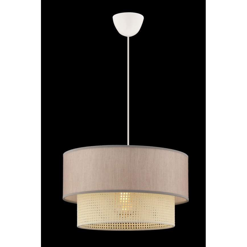 ECHO pendant light 1xE27/60W/230V beige/cream