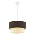 ECHO pendant light 1xE27/60W/230V brown/cream