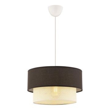 ECHO pendant light 1xE27/60W/230V brown/cream