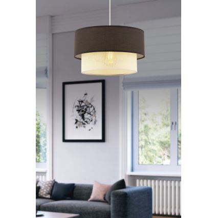 ECHO pendant light 1xE27/60W/230V brown/cream