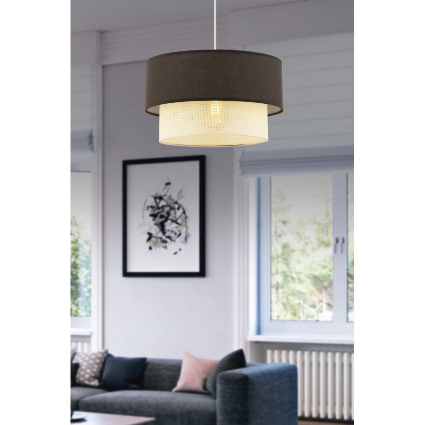 ECHO pendant light 1xE27/60W/230V brown/cream