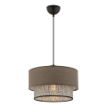 ECHO pendant light 1xE27/60W/230V brown/grey