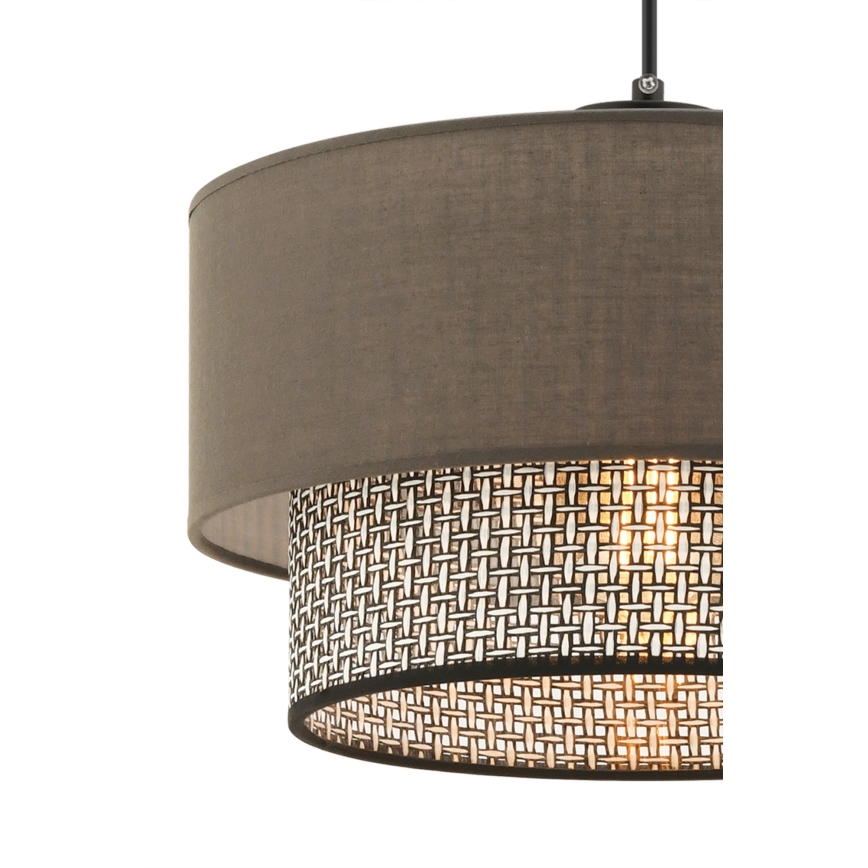 ECHO pendant light 1xE27/60W/230V brown/grey