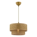 ECHO Pendant Light 1xE27/60W/230V Brown