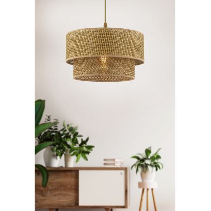 ECHO Pendant Light 1xE27/60W/230V Brown
