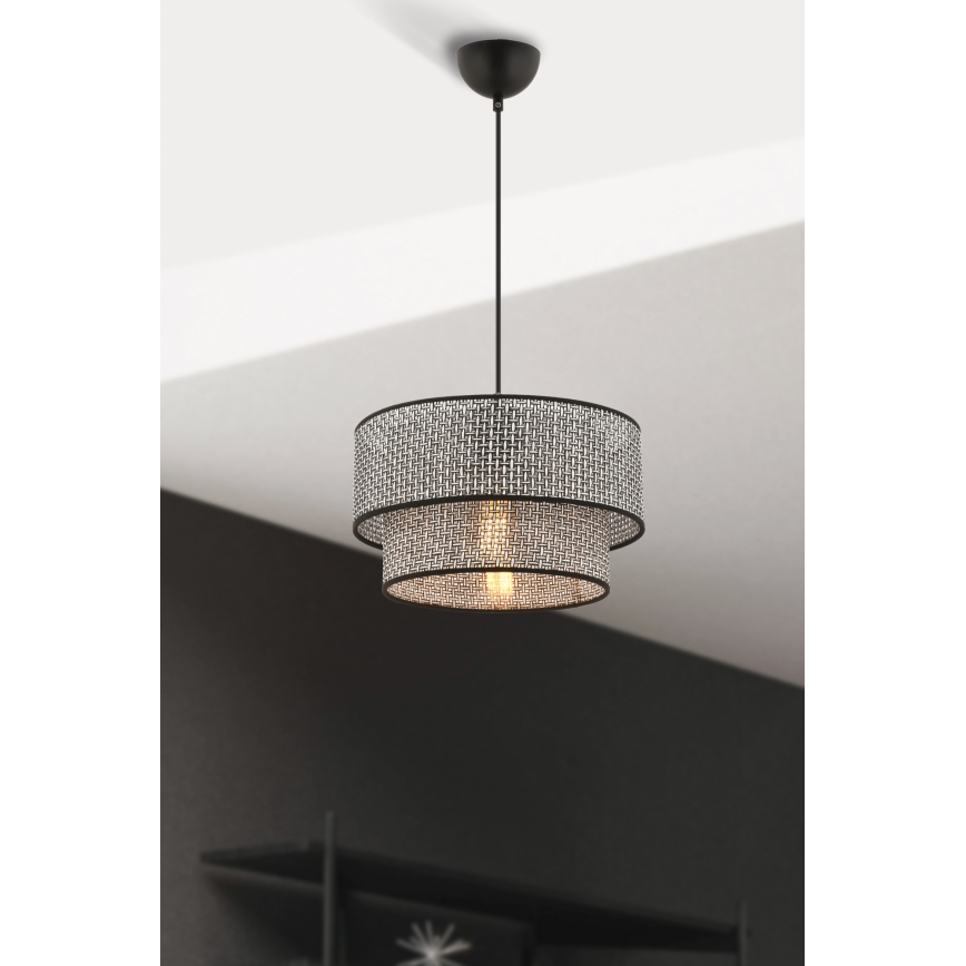 ECHO pendant light 1xE27/60W/230V grey/black
