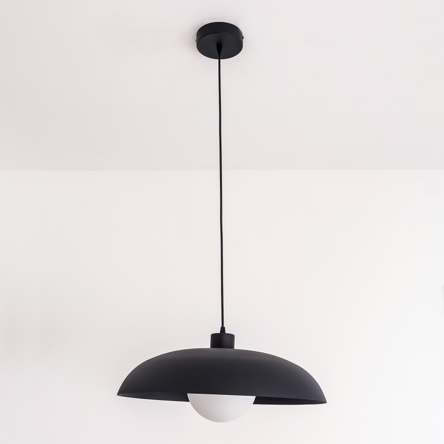 ECLIPSE Cable Pendant Light 1xE27/15W/230V, Black