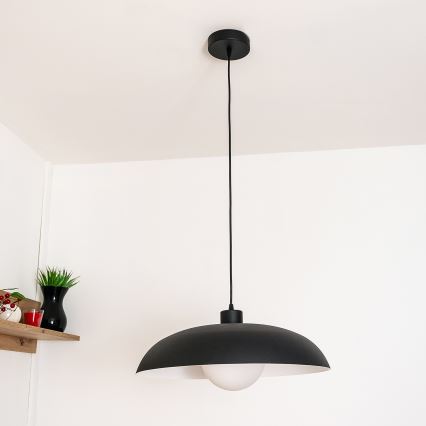 ECLIPSE cable pendant light 1xE27/15W/230V black/white