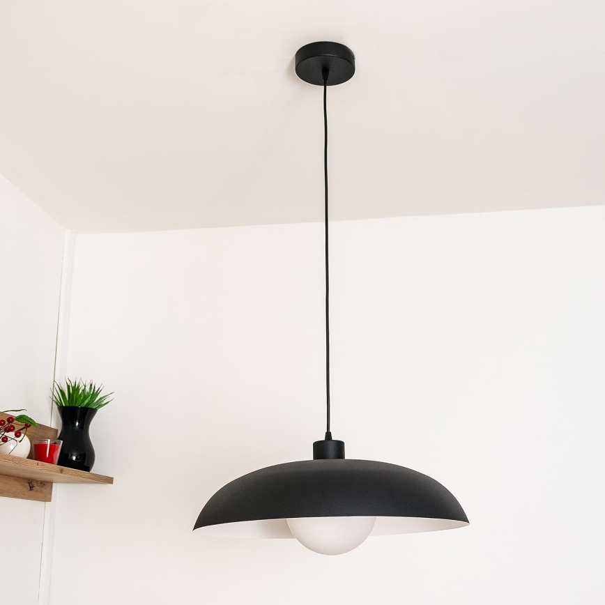 ECLIPSE cable pendant light 1xE27/15W/230V black/white