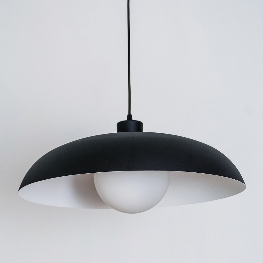 ECLIPSE cable pendant light 1xE27/15W/230V black/white