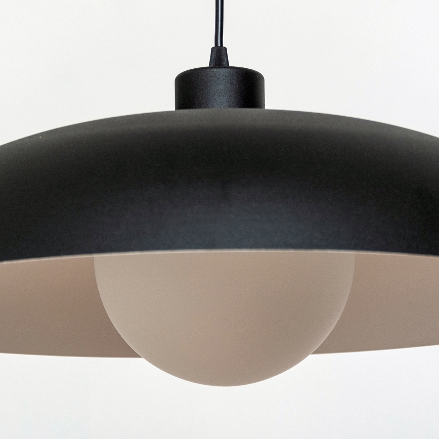 ECLIPSE cable pendant light 1xE27/15W/230V black/white