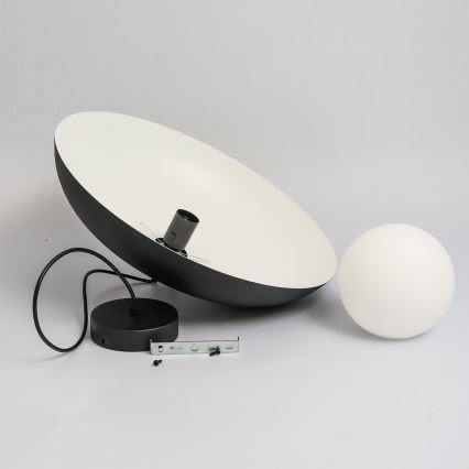 ECLIPSE cable pendant light 1xE27/15W/230V black/white
