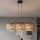 ECO Cable Pendant Light 3xE27/15W/230V Beige/Rattan