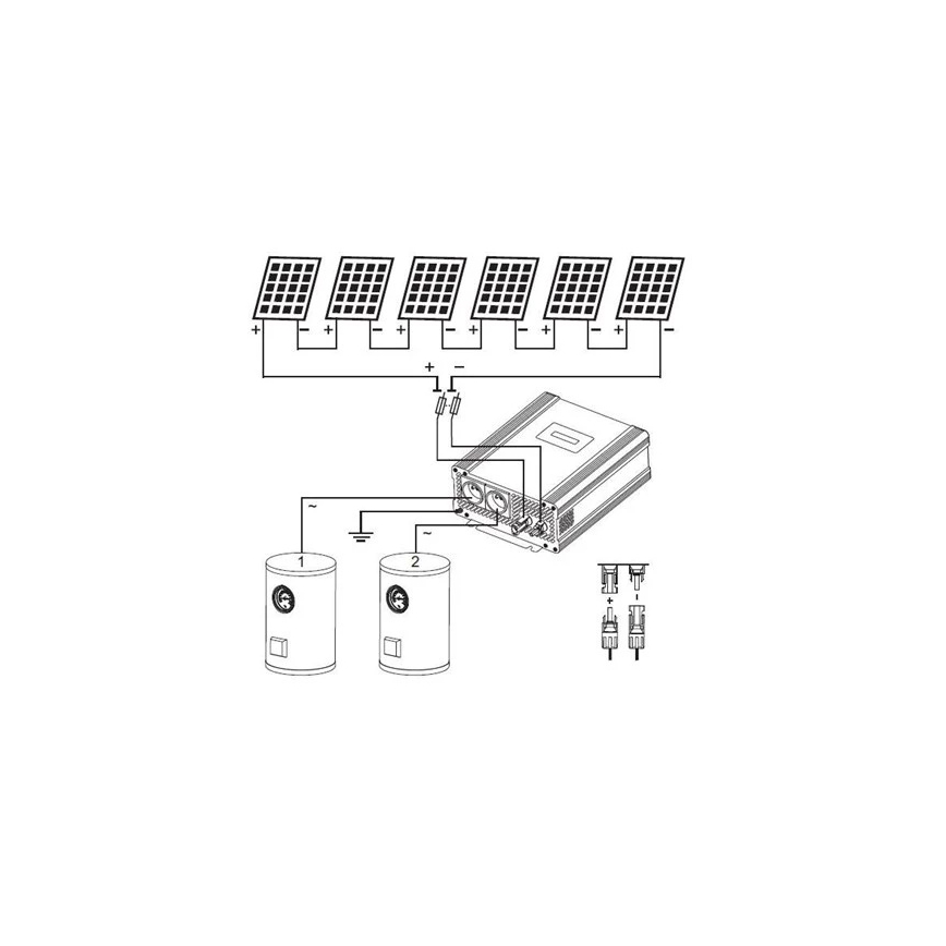 ECO Solar Boost Evo MPPT-4000 4kW PRO — Solar inverter for water heating