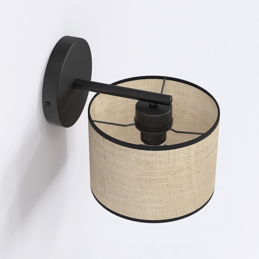 ECO Wall Lamp 1xE27/15W/230V Beige/Rattan