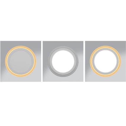 LED suspended ceiling light DUO LED/18W/230V + LED/6W